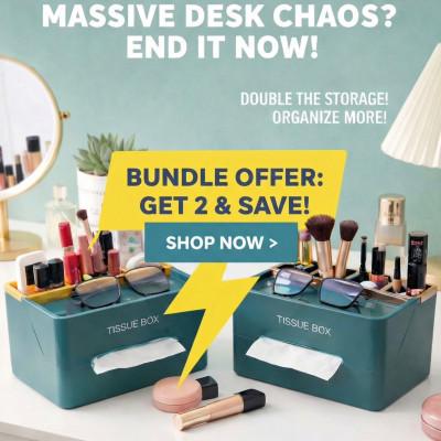 2 pcs Tissue Box Combo (square green+green)