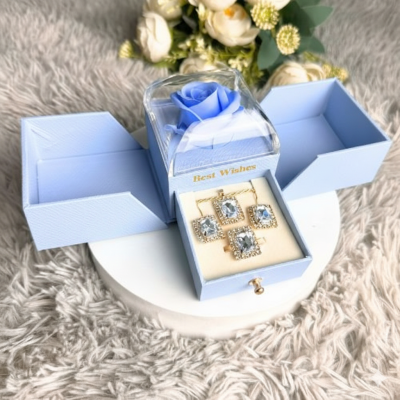Blue Rose Gift Box