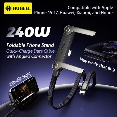 1 pcs Foldable Phone Stand Type-C Cable
